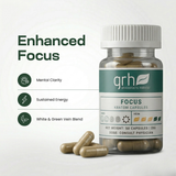 Focus Blend Kratom Capsules - wholesale trust signal and brand story - clean-energy GRH Kratom focus capsules - premium MAP-protected kratom, lab-tested mitragynine, manufactured in Austin, wholesale and bulk for retailers - view 3
