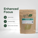 Focus Blend Kratom Powder - wholesale trust signal and brand story - clean-energy GRH Kratom focus blend powder - premium MAP-protected kratom, lab-tested mitragynine, manufactured in Austin, wholesale and bulk for retailers - view 4
