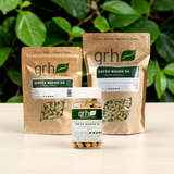 Green Maeng Da Kratom Capsules - lifestyle and packaging context - balanced-strain GRH Kratom green maeng da capsules - premium MAP-protected kratom, lab-tested mitragynine, manufactured in Austin, wholesale and bulk for retailers - view 2
