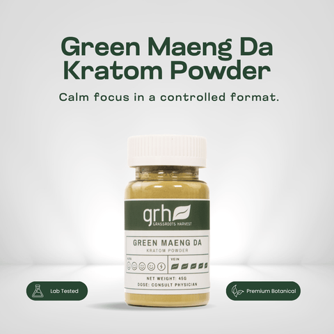 Green Maeng Da Kratom Powder bag