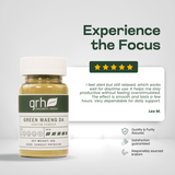 Green Maeng Da Kratom Powder - customer review highlight - balanced-strain GRH Kratom green maeng da powder - premium MAP-protected kratom, lab-tested mitragynine, manufactured in Austin, wholesale and bulk for retailers - view 6