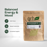 Green Maeng Da Kratom Powder - wholesale trust signal and brand story - balanced-strain GRH Kratom green maeng da powder - premium MAP-protected kratom, lab-tested mitragynine, manufactured in Austin, wholesale and bulk for retailers - view 4