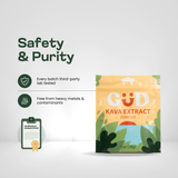 GÜD Tonics Raw Kava Extract trust signal - lab-tested for purity full spectrum kava extract - view 4