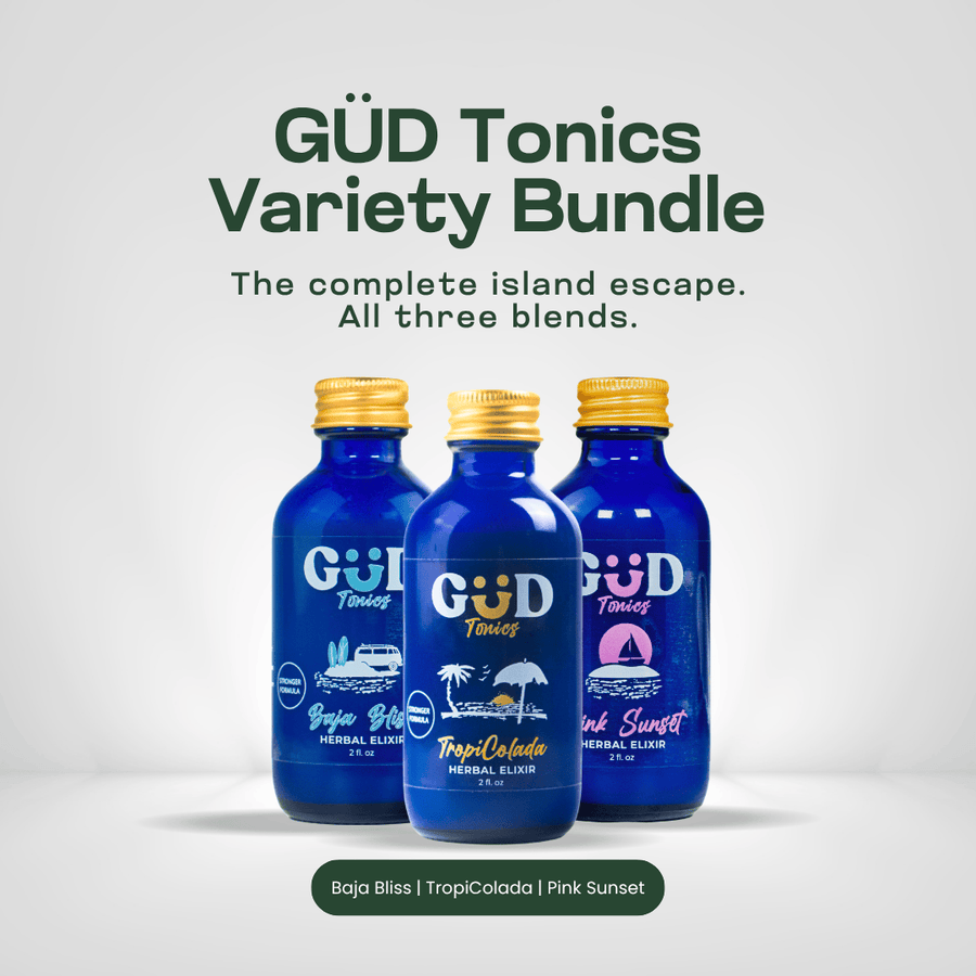GÜD Tonics Bundle (3-Pack Sampler)