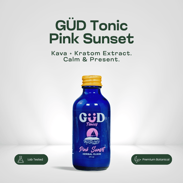 GÜD Tonics Kava Kratom Extract - Pink Sunset