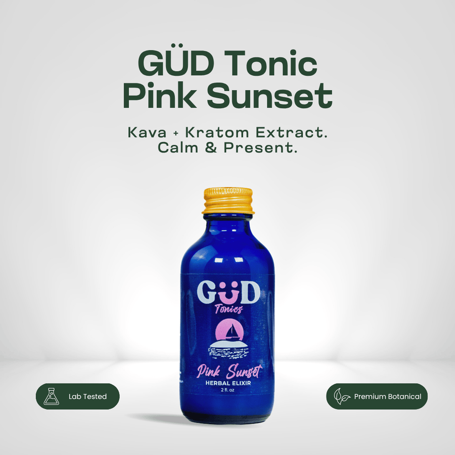 GÜD Tonics Kava Kratom Extract - Pink Sunset