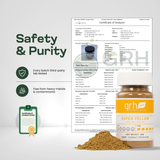 Joy Blend Kratom Powder - lab-tested Certificate of Analysis (CoA) detail - mood-lifting GRH Kratom blend powder - premium MAP-protected kratom, lab-tested mitragynine, manufactured in Austin, wholesale and bulk for retailers - view 5