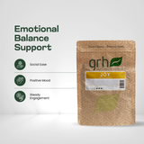 Joy Blend Kratom Powder - wholesale trust signal and brand story - mood-lifting GRH Kratom blend powder - premium MAP-protected kratom, lab-tested mitragynine, manufactured in Austin, wholesale and bulk for retailers - view 4