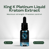 King K Platinum Liquid Kratom Extract bottle - view 1