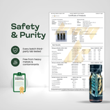King K Rush Diamond lab test certificate - third-party verified mitragynine caffeine content - view 5