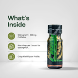 King K Rush Emerald ingredients - kratom extract caffeine herbal botanical formulation - view 4