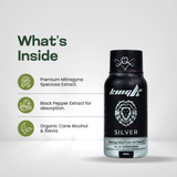 King K Silver ingredients - Mitragyna Speciosa Indonesian kratom premium liquid extract - view 3