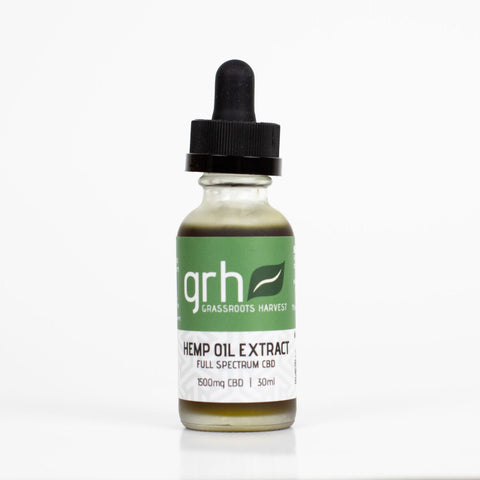 Sublingual topical CBD tincture 1500mg 30ml
