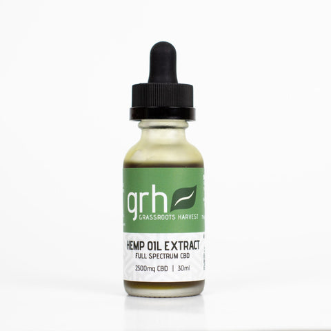 Sublingual topical CBD tincture 2500mg 30ml
