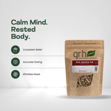 Red Maeng Da Kratom Capsules - wholesale trust signal and brand story - soothing-strain GRH Kratom red maeng da capsules - premium MAP-protected kratom, lab-tested mitragynine, manufactured in Austin, wholesale and bulk for retailers - view 4
