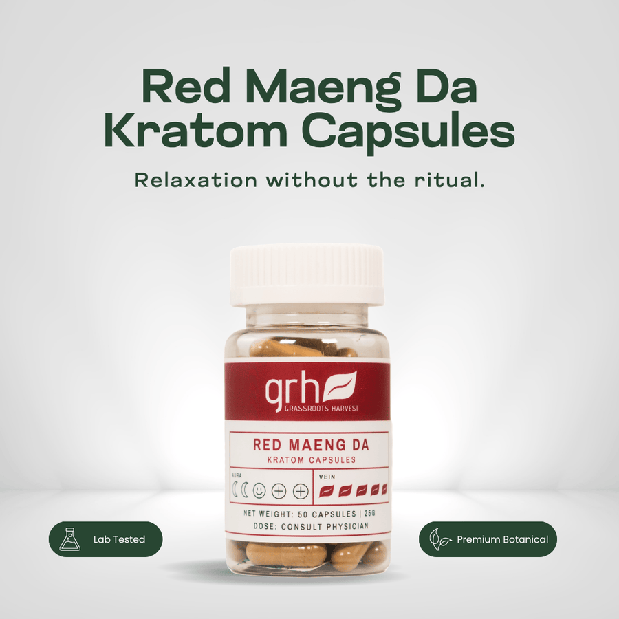Red Maeng Da Kratom Capsules