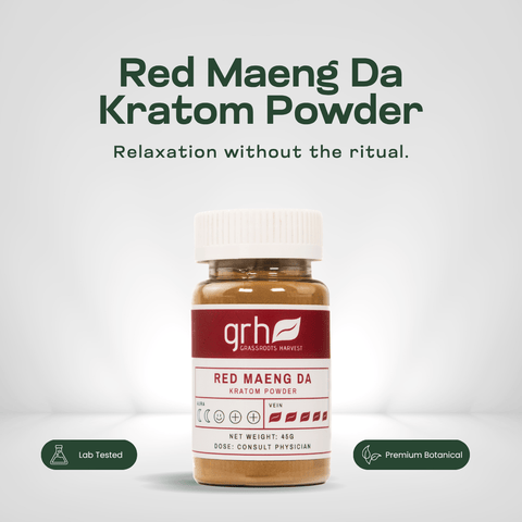 Red Maeng Da Kratom Powder bag