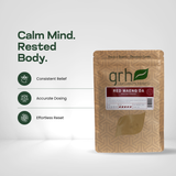 Red Maeng Da Kratom Powder - wholesale trust signal and brand story - soothing-strain GRH Kratom red maeng da powder - premium MAP-protected kratom, lab-tested mitragynine, manufactured in Austin, wholesale and bulk for retailers - view 4