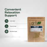 Relax Blend Kratom Powder - wholesale trust signal and brand story - unwinding GRH Kratom relax blend powder - premium MAP-protected kratom, lab-tested mitragynine, manufactured in Austin, wholesale and bulk for retailers - view 4