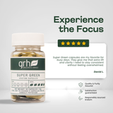Super Green Kratom Capsules - customer review highlight - beginner-friendly GRH Kratom super green capsules - premium MAP-protected kratom, lab-tested mitragynine, manufactured in Austin, wholesale and bulk for retailers - view 6