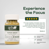 Super Green Kratom Powder - customer review highlight - beginner-friendly GRH Kratom super green powder - premium MAP-protected kratom, lab-tested mitragynine, manufactured in Austin, wholesale and bulk for retailers - view 6