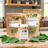 White Maeng Da Kratom Capsules - lifestyle and packaging context (additional angle) - invigorating-strain GRH Kratom white maeng da capsules - premium MAP-protected kratom, lab-tested mitragynine, manufactured in Austin, wholesale and bulk for retailers - view 2