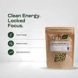 White Maeng Da Kratom Capsules - wholesale trust signal and brand story - invigorating-strain GRH Kratom white maeng da capsules - premium MAP-protected kratom, lab-tested mitragynine, manufactured in Austin, wholesale and bulk for retailers - view 4